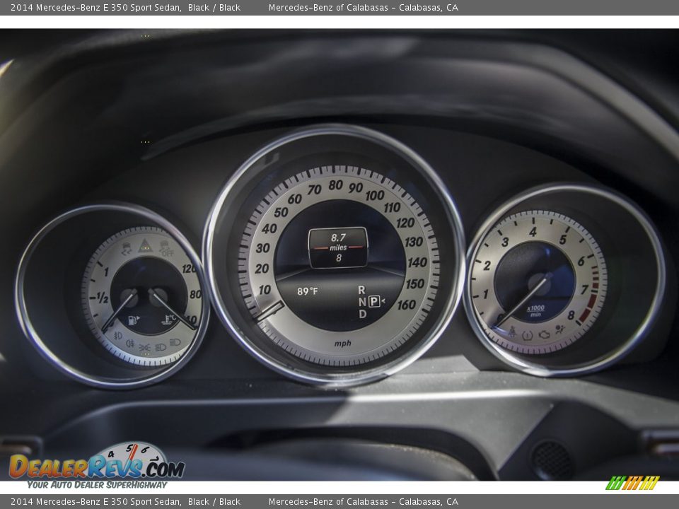 2014 Mercedes-Benz E 350 Sport Sedan Black / Black Photo #6