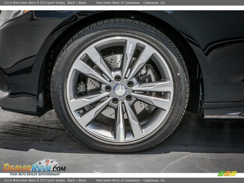 2014 Mercedes-Benz E 350 Sport Sedan Black / Black Photo #10