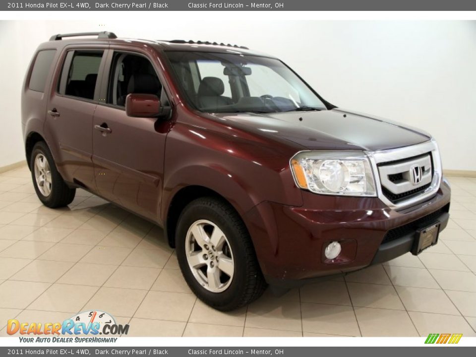 2011 Honda Pilot EX-L 4WD Dark Cherry Pearl / Black Photo #1