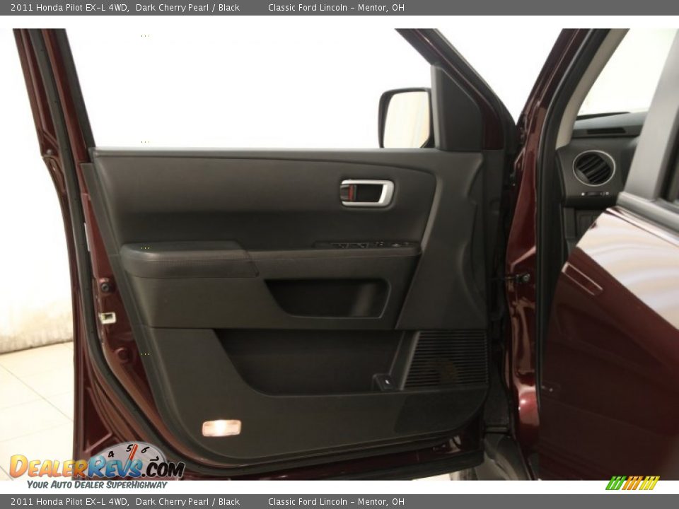 2011 Honda Pilot EX-L 4WD Dark Cherry Pearl / Black Photo #4