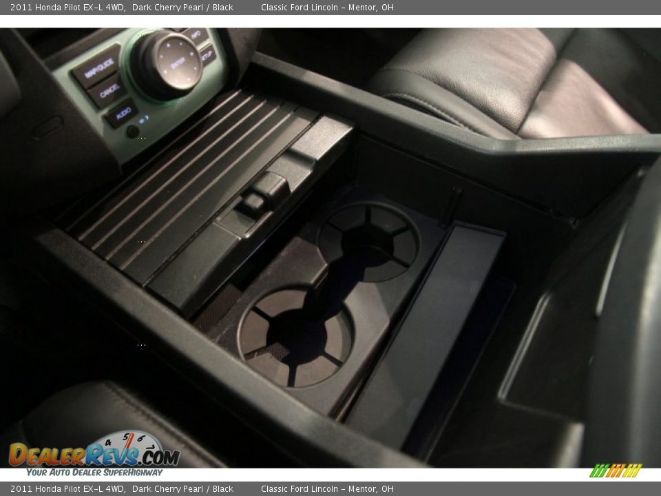 2011 Honda Pilot EX-L 4WD Dark Cherry Pearl / Black Photo #14