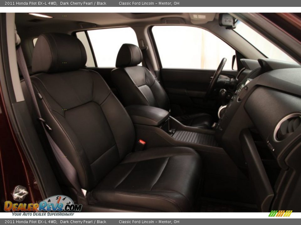 2011 Honda Pilot EX-L 4WD Dark Cherry Pearl / Black Photo #15