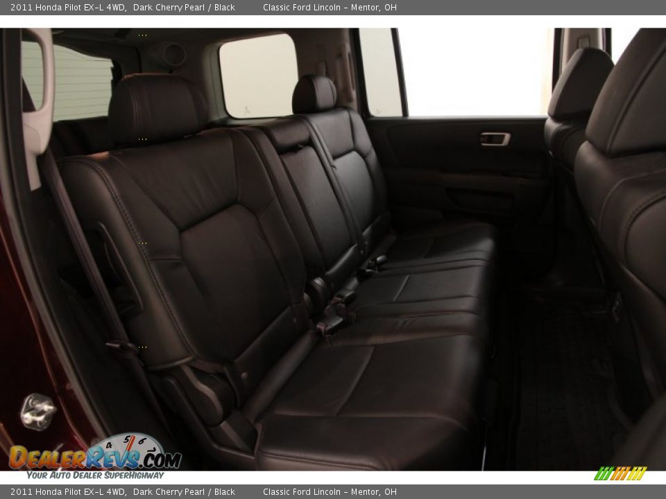 2011 Honda Pilot EX-L 4WD Dark Cherry Pearl / Black Photo #16