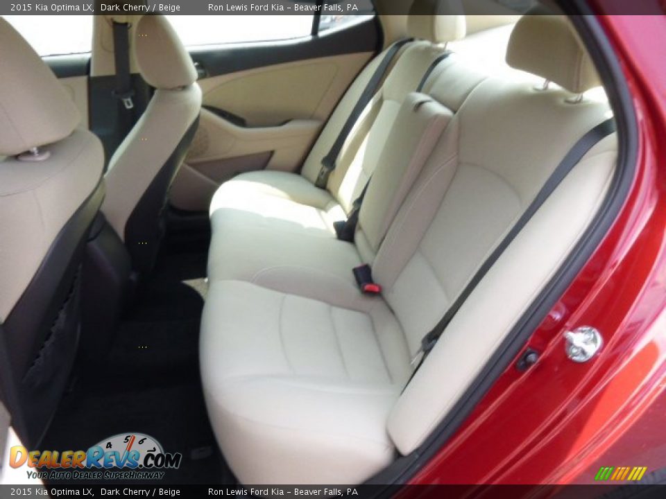 2015 Kia Optima LX Dark Cherry / Beige Photo #12