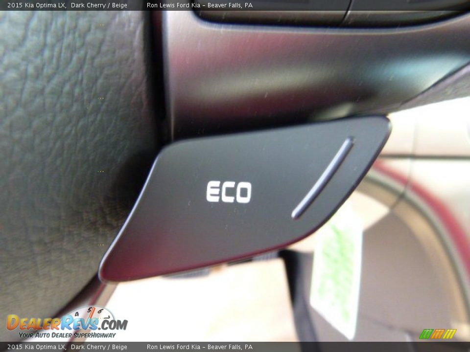 2015 Kia Optima LX Dark Cherry / Beige Photo #18