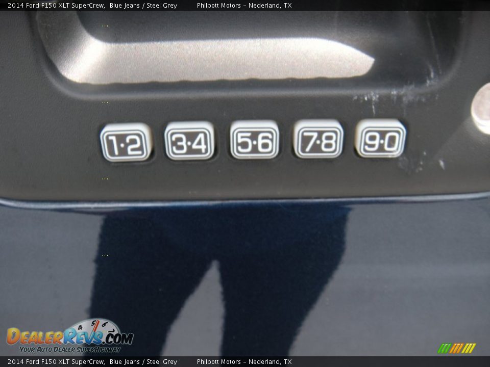 2014 Ford F150 XLT SuperCrew Blue Jeans / Steel Grey Photo #17