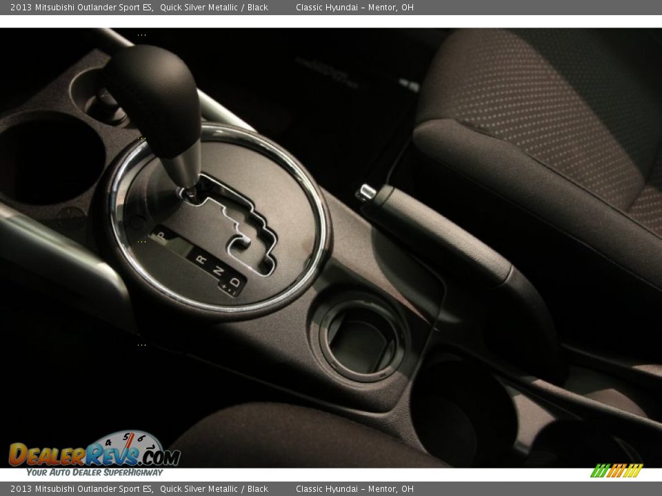 2013 Mitsubishi Outlander Sport ES Quick Silver Metallic / Black Photo #9