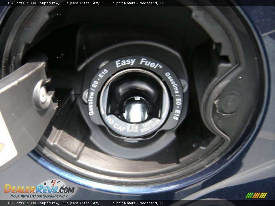 2014 Ford F150 XLT SuperCrew Blue Jeans / Steel Grey Photo #18