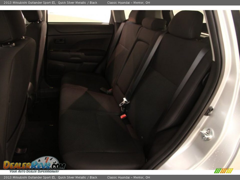 2013 Mitsubishi Outlander Sport ES Quick Silver Metallic / Black Photo #12