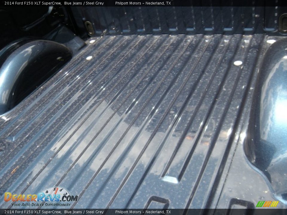 2014 Ford F150 XLT SuperCrew Blue Jeans / Steel Grey Photo #22