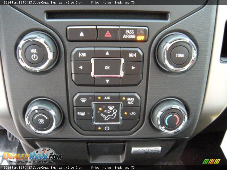 2014 Ford F150 XLT SuperCrew Blue Jeans / Steel Grey Photo #32