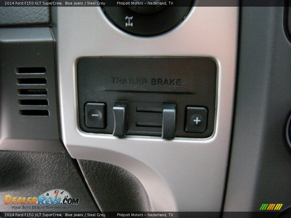 2014 Ford F150 XLT SuperCrew Blue Jeans / Steel Grey Photo #34