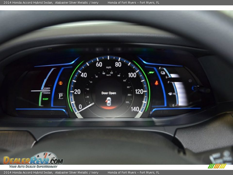 2014 Honda Accord Hybrid Sedan Alabaster Silver Metallic / Ivory Photo #19