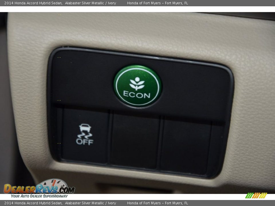 2014 Honda Accord Hybrid Sedan Alabaster Silver Metallic / Ivory Photo #20