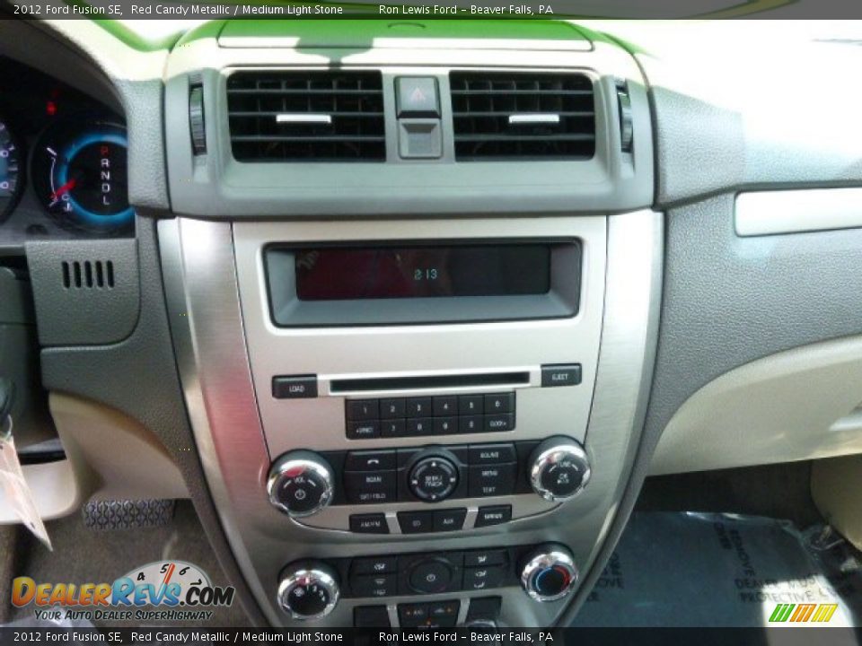 2012 Ford Fusion SE Red Candy Metallic / Medium Light Stone Photo #16