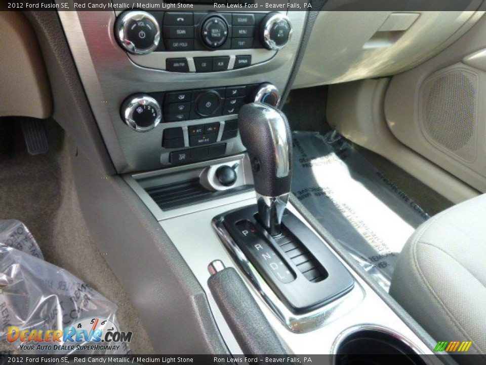 2012 Ford Fusion SE Red Candy Metallic / Medium Light Stone Photo #17
