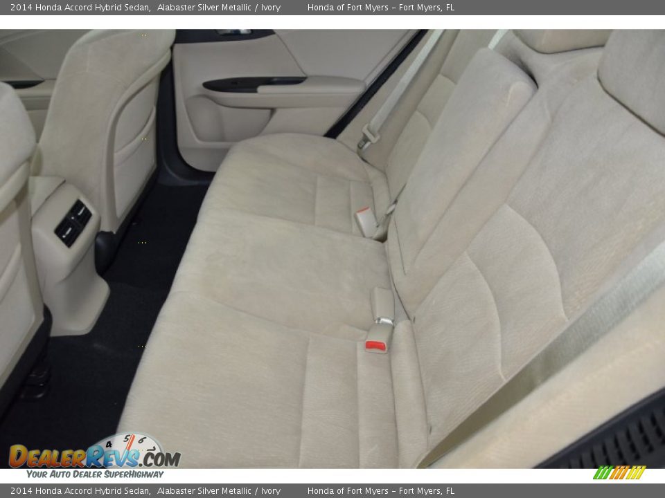2014 Honda Accord Hybrid Sedan Alabaster Silver Metallic / Ivory Photo #23