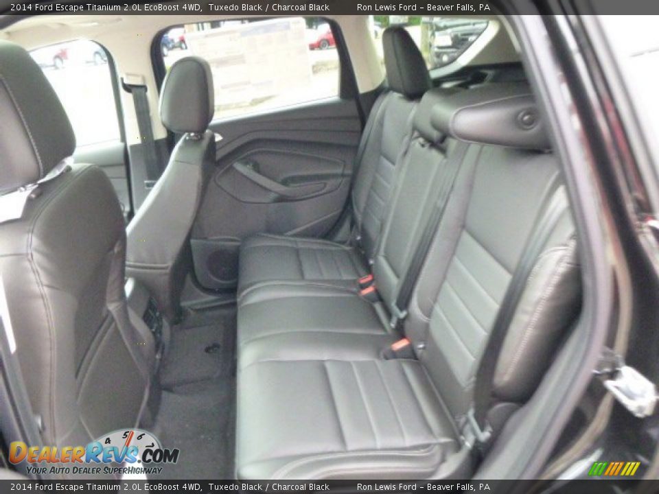 2014 Ford Escape Titanium 2.0L EcoBoost 4WD Tuxedo Black / Charcoal Black Photo #11