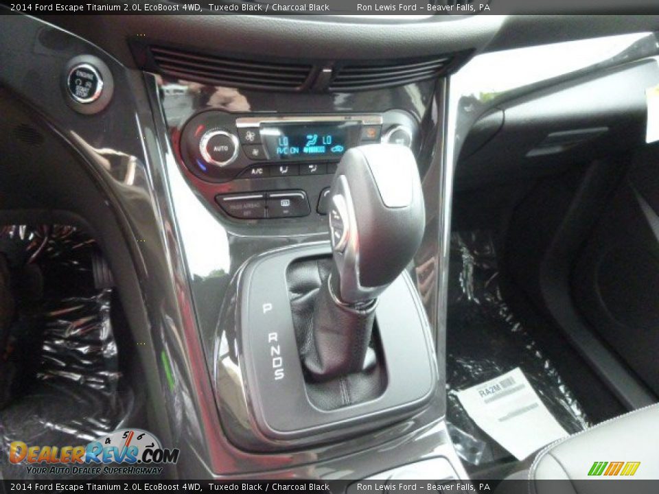 2014 Ford Escape Titanium 2.0L EcoBoost 4WD Tuxedo Black / Charcoal Black Photo #17