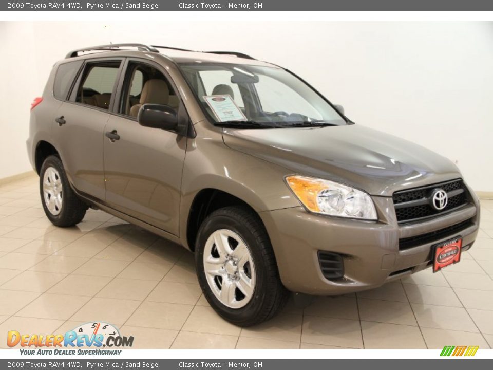 2009 Toyota RAV4 4WD Pyrite Mica / Sand Beige Photo #1