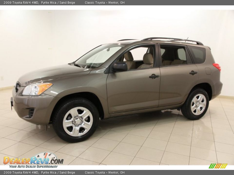 2009 Toyota RAV4 4WD Pyrite Mica / Sand Beige Photo #3