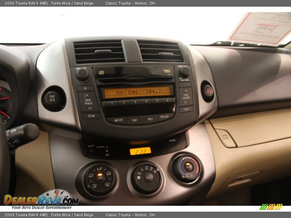 2009 Toyota RAV4 4WD Pyrite Mica / Sand Beige Photo #8