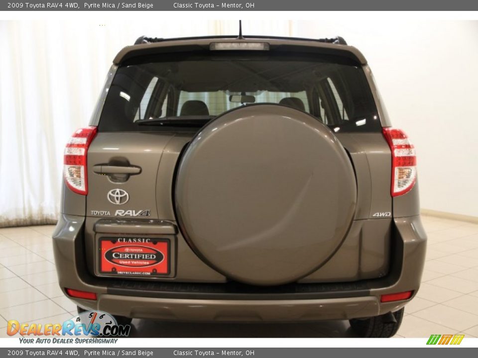 2009 Toyota RAV4 4WD Pyrite Mica / Sand Beige Photo #13