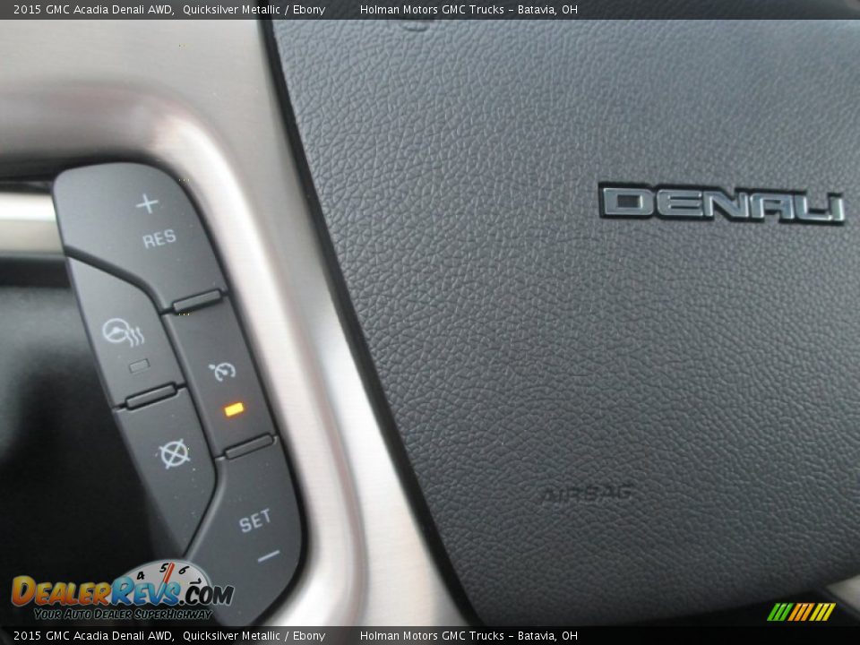 Controls of 2015 GMC Acadia Denali AWD Photo #20