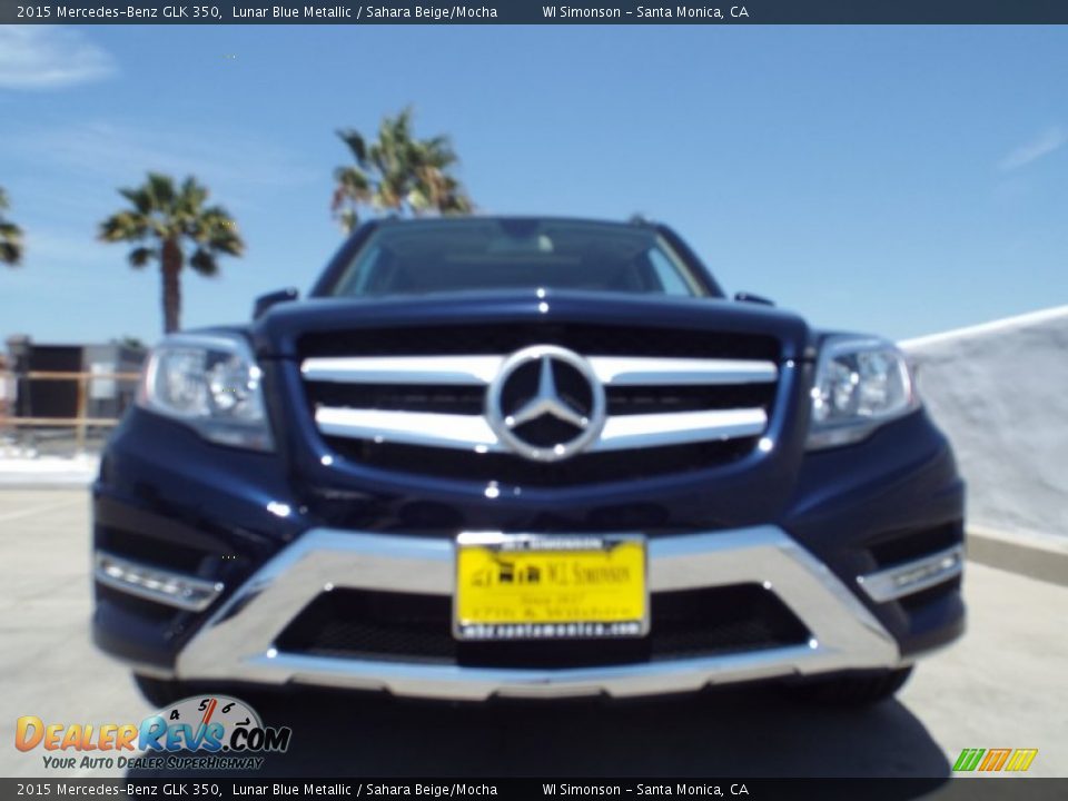 2015 Mercedes-Benz GLK 350 Lunar Blue Metallic / Sahara Beige/Mocha Photo #2
