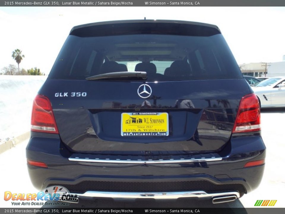 2015 Mercedes-Benz GLK 350 Lunar Blue Metallic / Sahara Beige/Mocha Photo #5