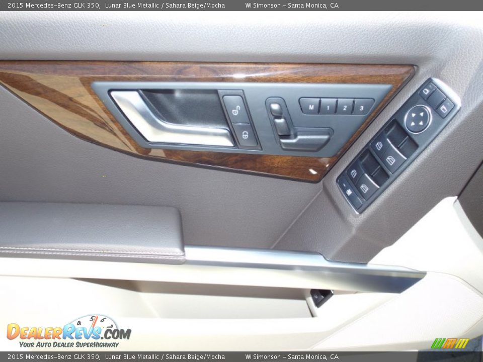 2015 Mercedes-Benz GLK 350 Lunar Blue Metallic / Sahara Beige/Mocha Photo #6