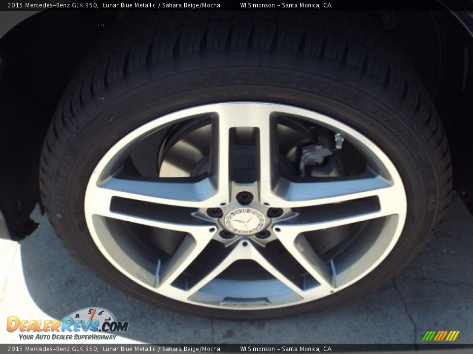2015 Mercedes-Benz GLK 350 Lunar Blue Metallic / Sahara Beige/Mocha Photo #10