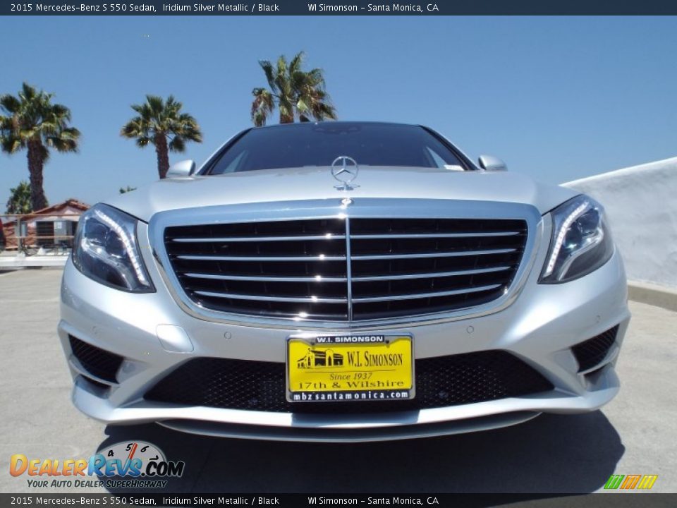 2015 Mercedes-Benz S 550 Sedan Iridium Silver Metallic / Black Photo #2
