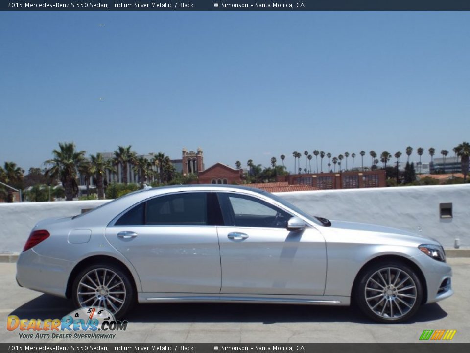 2015 Mercedes-Benz S 550 Sedan Iridium Silver Metallic / Black Photo #3