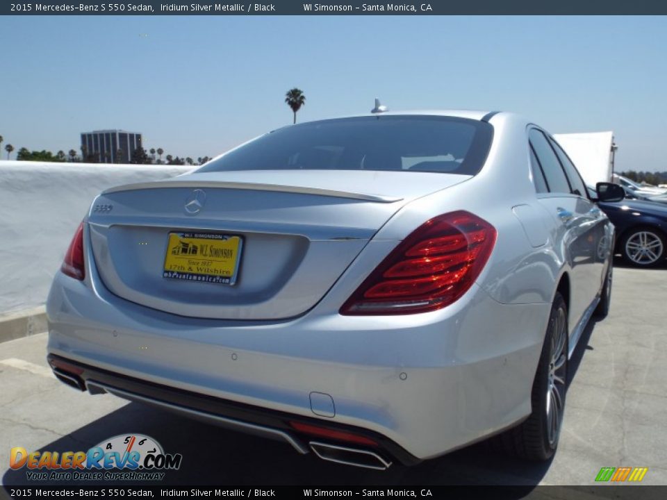 2015 Mercedes-Benz S 550 Sedan Iridium Silver Metallic / Black Photo #4