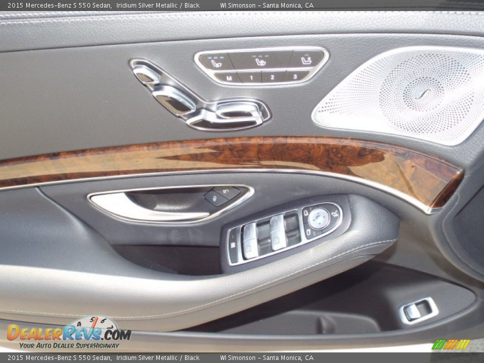 2015 Mercedes-Benz S 550 Sedan Iridium Silver Metallic / Black Photo #6