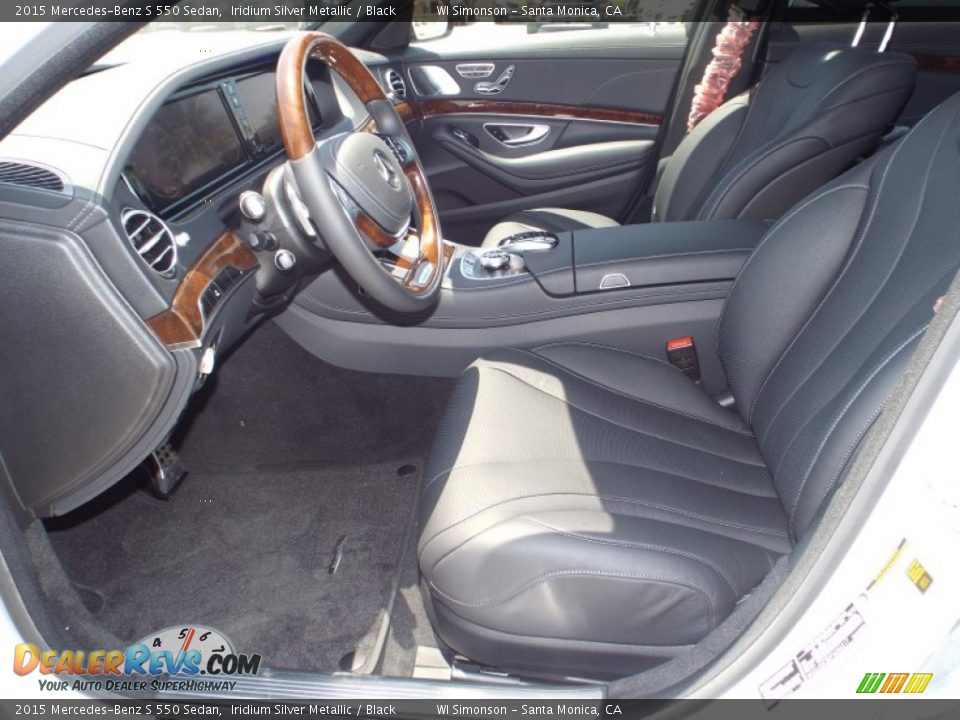 2015 Mercedes-Benz S 550 Sedan Iridium Silver Metallic / Black Photo #7