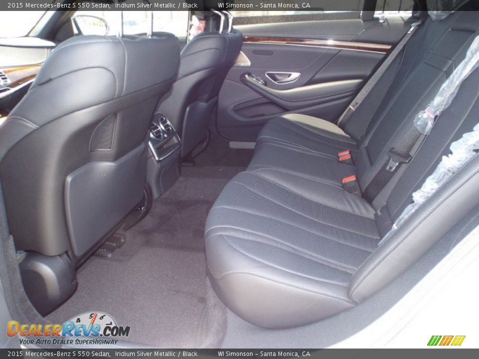 2015 Mercedes-Benz S 550 Sedan Iridium Silver Metallic / Black Photo #8