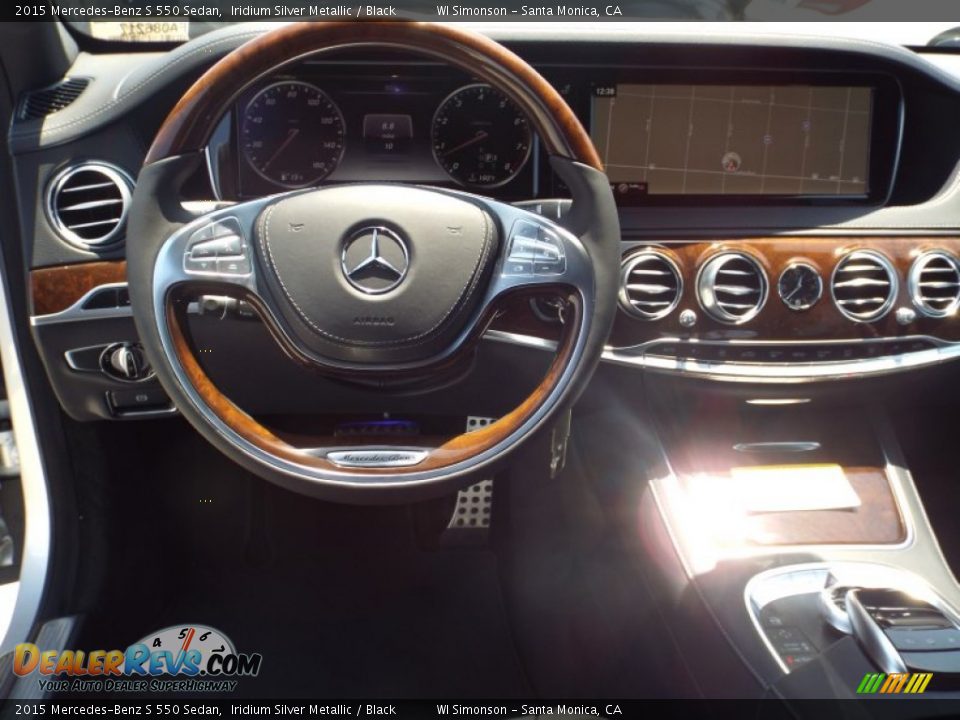 2015 Mercedes-Benz S 550 Sedan Iridium Silver Metallic / Black Photo #9