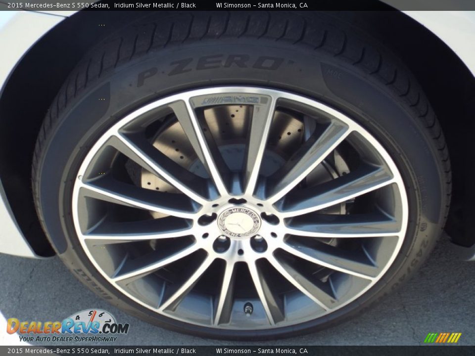 2015 Mercedes-Benz S 550 Sedan Iridium Silver Metallic / Black Photo #10