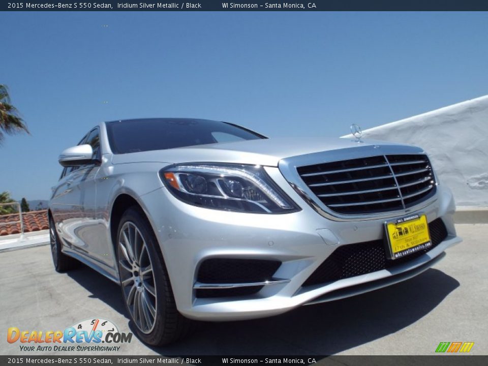 2015 Mercedes-Benz S 550 Sedan Iridium Silver Metallic / Black Photo #11