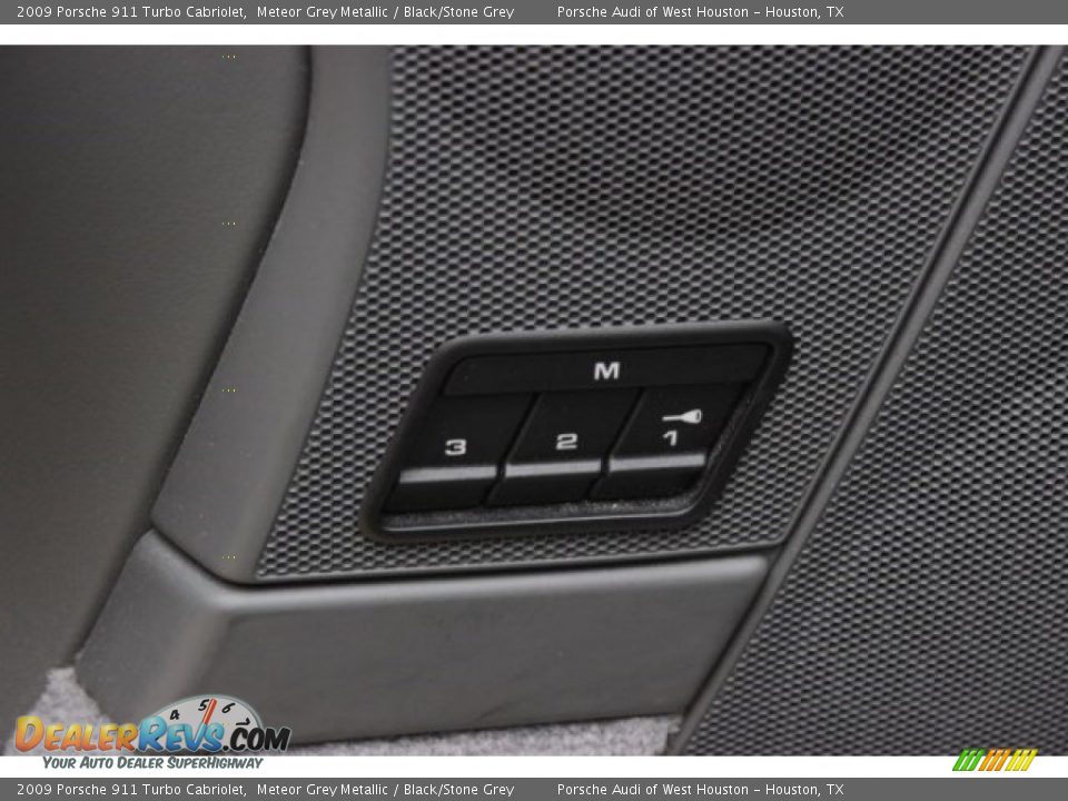 2009 Porsche 911 Turbo Cabriolet Meteor Grey Metallic / Black/Stone Grey Photo #15