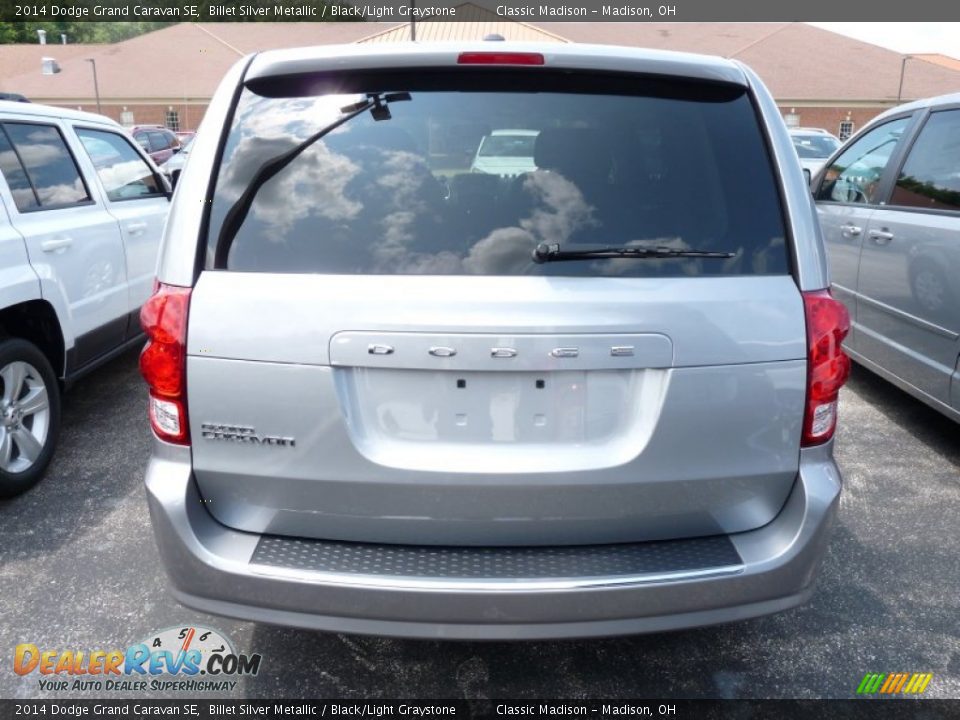 2014 Dodge Grand Caravan SE Billet Silver Metallic / Black/Light Graystone Photo #2
