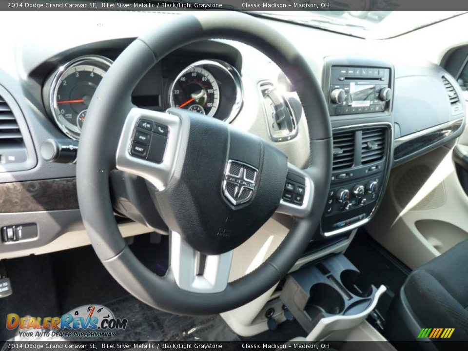 2014 Dodge Grand Caravan SE Billet Silver Metallic / Black/Light Graystone Photo #5