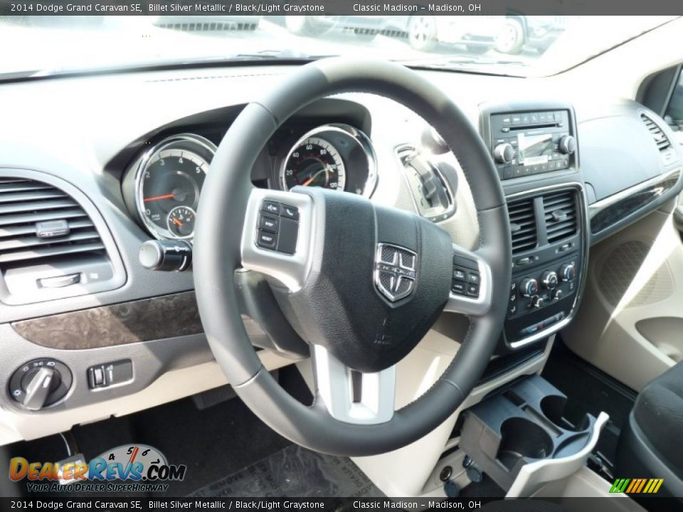 2014 Dodge Grand Caravan SE Billet Silver Metallic / Black/Light Graystone Photo #8