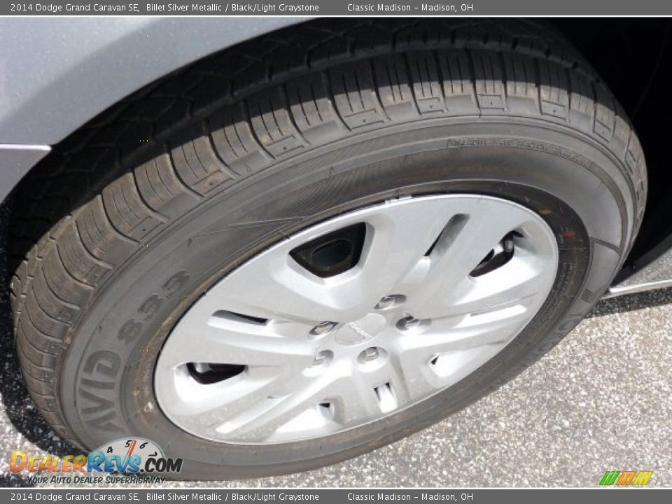 2014 Dodge Grand Caravan SE Billet Silver Metallic / Black/Light Graystone Photo #9
