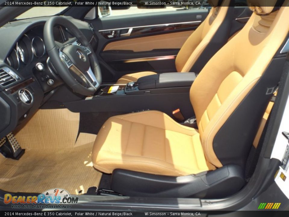 2014 Mercedes-Benz E 350 Cabriolet Polar White / Natural Beige/Black Photo #5