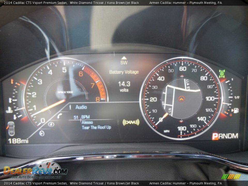 2014 Cadillac CTS Vsport Premium Sedan Gauges Photo #14