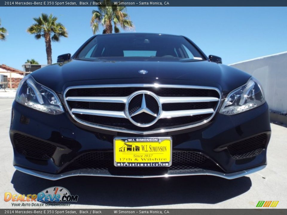 2014 Mercedes-Benz E 350 Sport Sedan Black / Black Photo #2