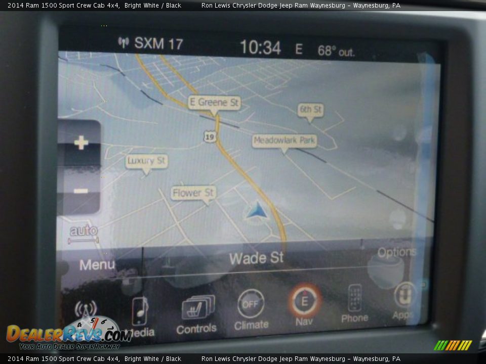 2014 Ram 1500 Sport Crew Cab 4x4 Bright White / Black Photo #18